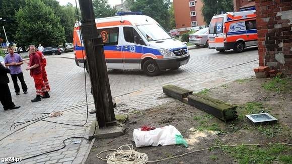 Krzyż zabił bezdomnego przed bazyliką w Szczecinie.