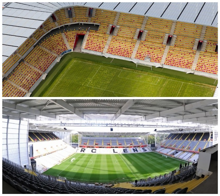 Stadiony w Białymstoku i Lens