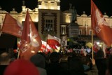 Kraków. Protestowali przeciw islamskim imigrantom [ZDJĘCIA, WIDEO]