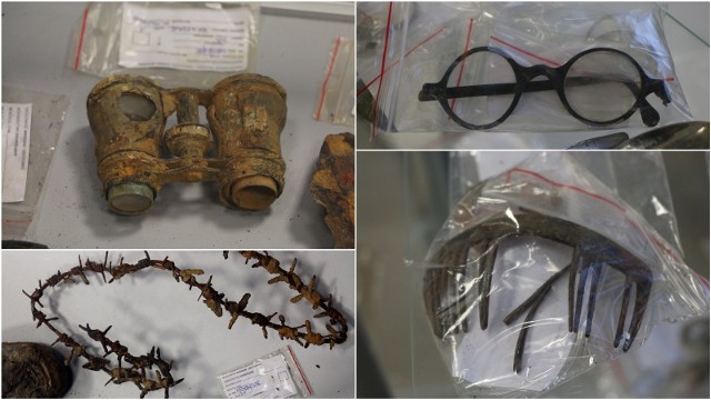 Niezwykłe przedmioty odnalezione po dawnym niemieckim obozie pracy przymusowej Burgweide są teraz w archiwum IPN. Zobaczcie w galerii, co odnaleźli archeolodzy w ziemi.
