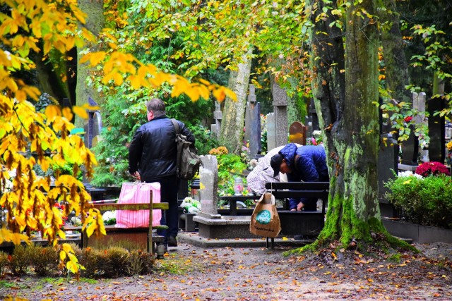 Mieszkańcy Szczecin odwiedzają groby, żeby przeprowadzić gruntowne porządki przed 1 listopada