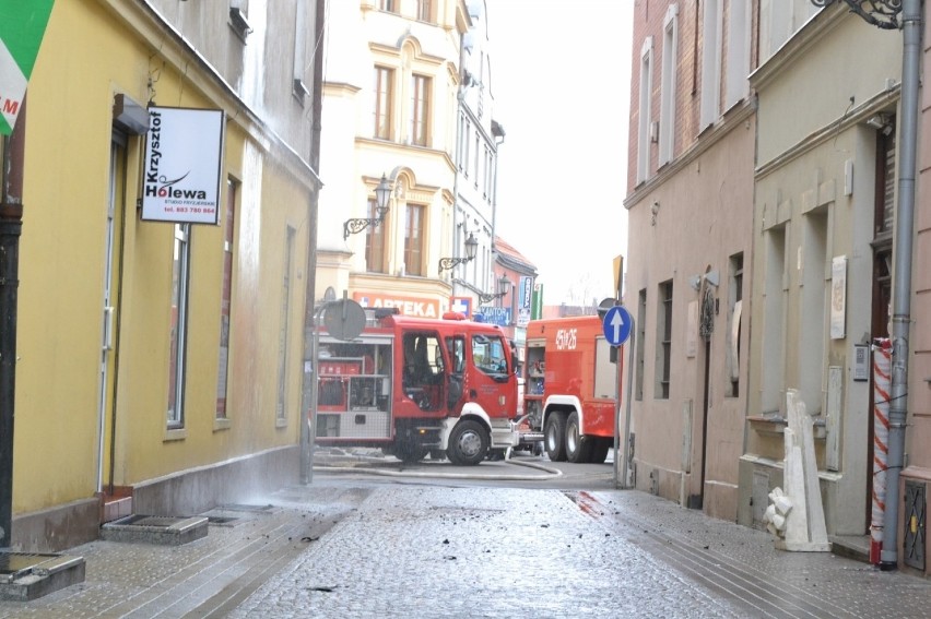 Pożar w Gliwicach na Matejki