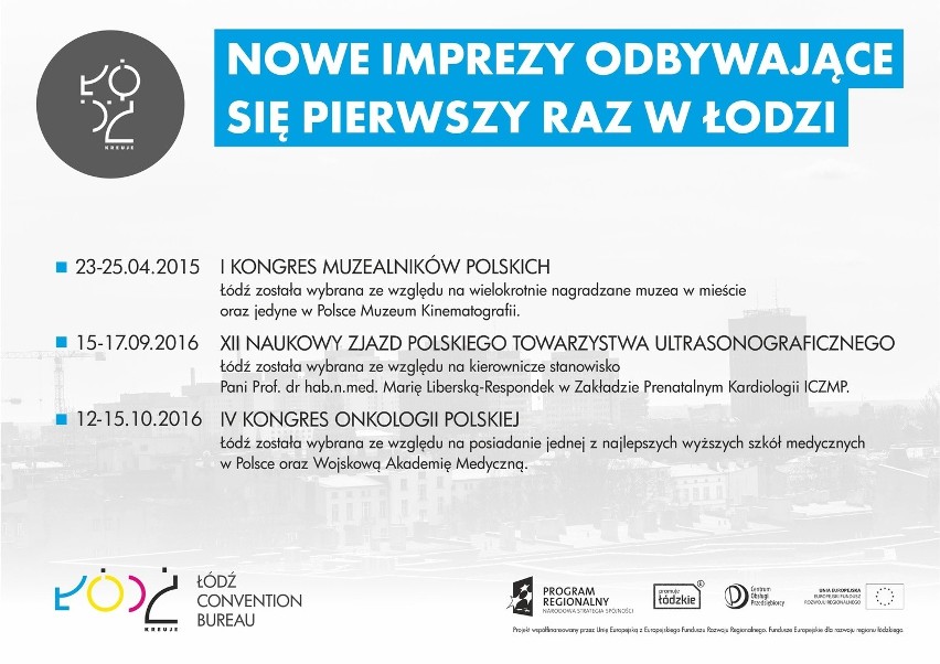 Coraz więcej międzynarodowych kongresów i ogólnopolskich konferencji w Łodzi 