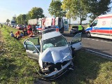 Wypadek trzech samochodów na trasie numer 78. Są ranni  