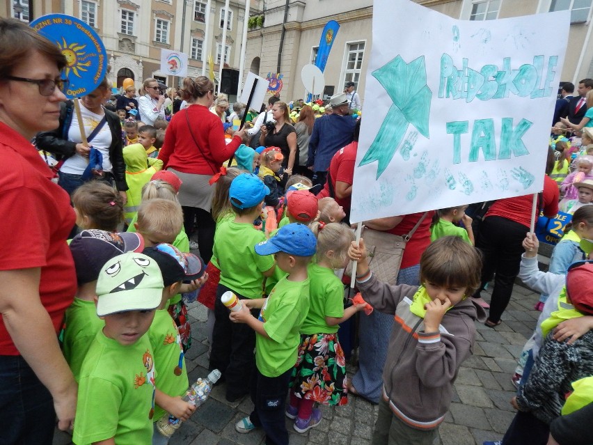 Ogólnopolski Dzień Przedszkolaka na opolskim Rynku.