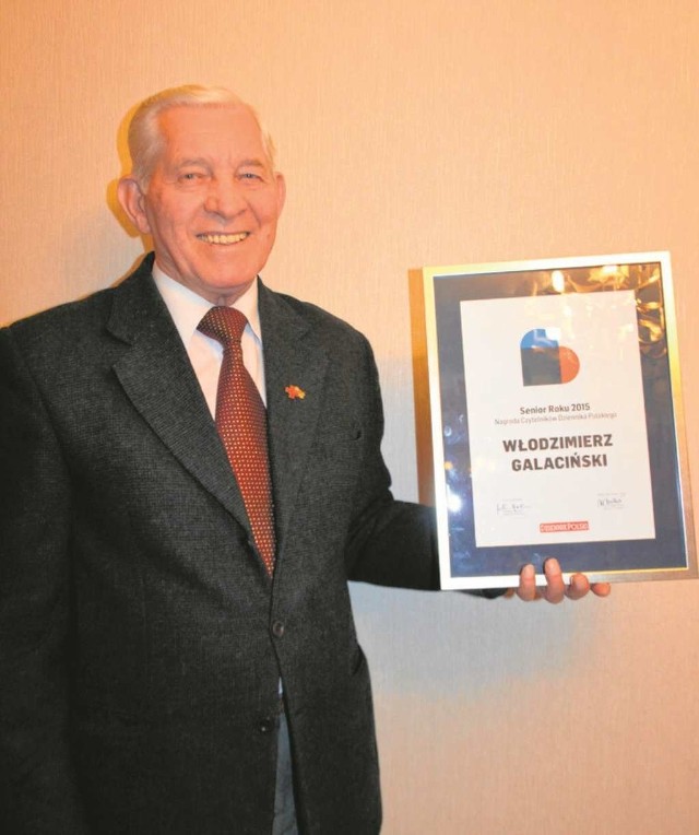 Włodzimierz Galaciński został wybrany Seniorem Roku 2015