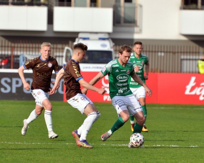 30.04.2022, Kraków: mecz II ligi Garbarnia - Chojniczanka