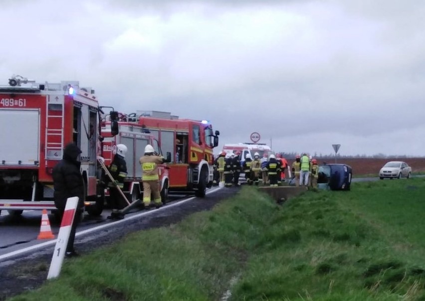 Groźny wypadek na DK41 w Niemysłowicach koło Prudnika.