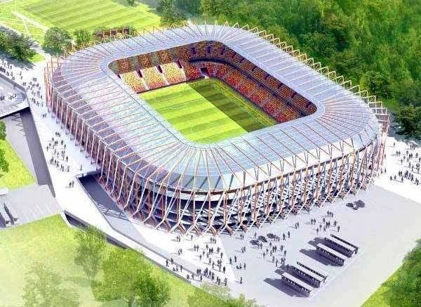 Wizualizacja stadionu przy ulicy Słonecznej