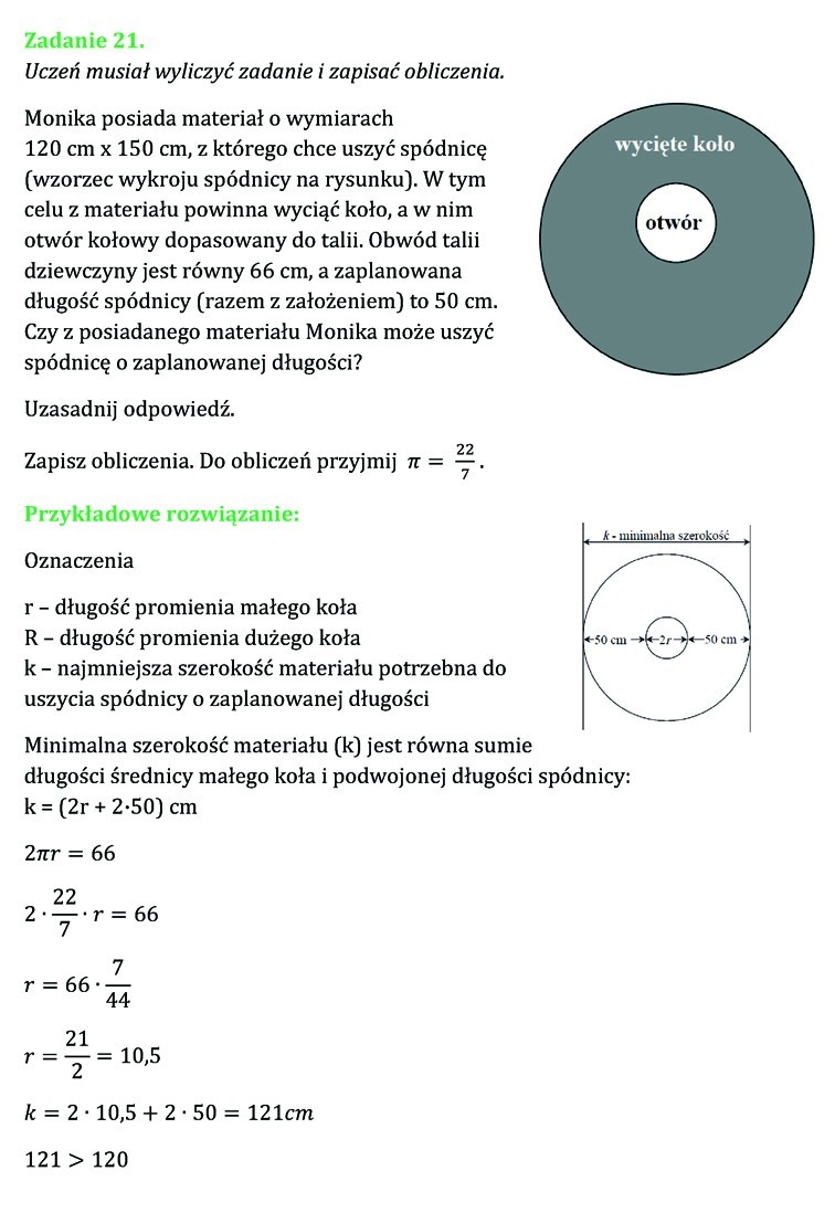 Próbny egzamin gimnazjalny 2014: Matematyka [ARKUSZE, ODPOWIEDZI]