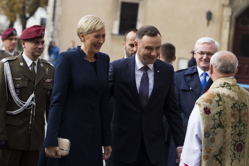 Prezydent Andrzej Duda wziął udział w mszy świętej na Wawelu