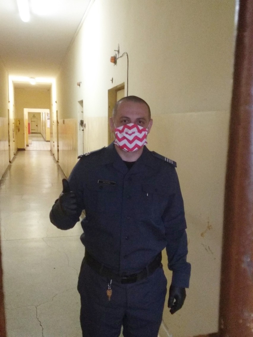 #zarażamy dobrem - Ochronne maseczki z akcji "Choszczno szyje - by pomóc" trafiły do Zakładu Karnego w Stargardzie