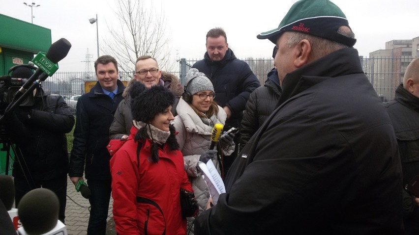 Strajk górników JSW w kopalni Budryk