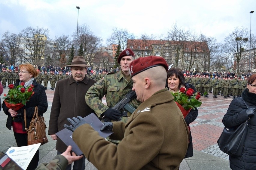 Przysięga wojskowa w Gliwicach