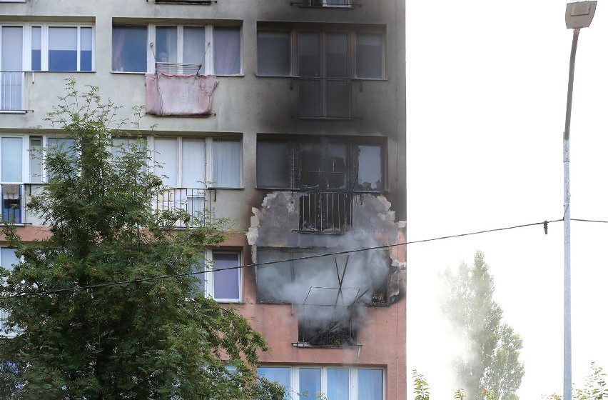 Szczecin: Pożar mieszkania przy ul. Ofiar Oświęcimia