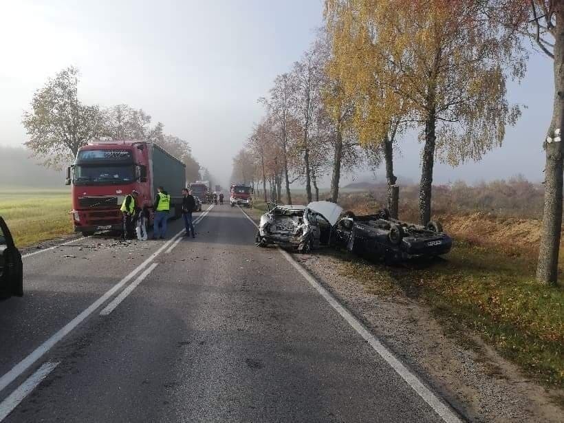 Lipowa Góra. Groźny wypadek. Jedna osoba trafiła do szpitala