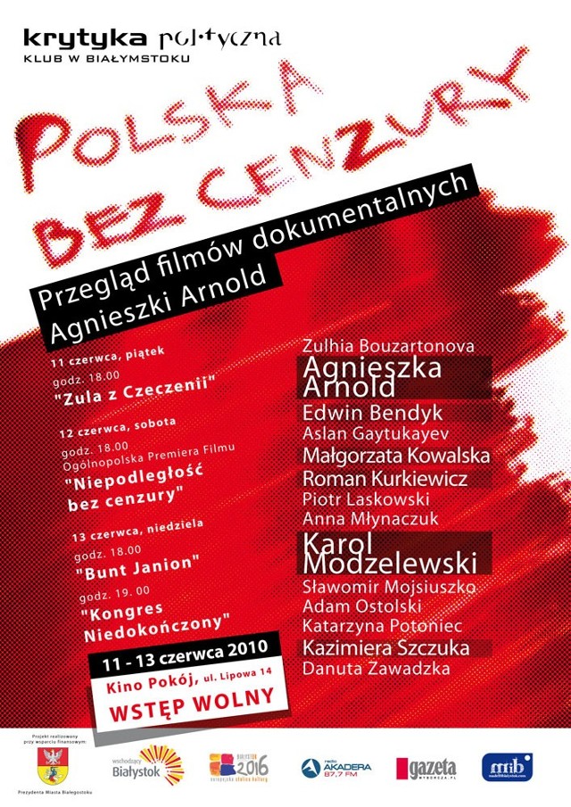 Plakat promujący imprezę