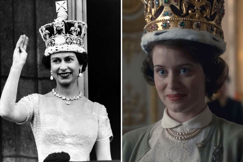 Claire Foy jako Elżbieta II, The Crown (2016-2017)...
