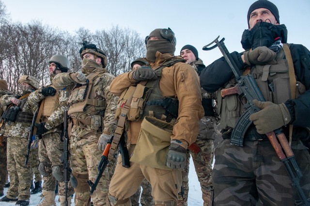 Ukraińskie Wojska Obrony Terytorialnej, źródło: https://photo.unian.info/theme/111979-voyna-v-ukraine.html