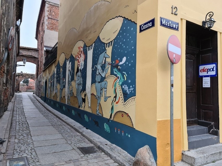 Mural przy ul. Ciasnej