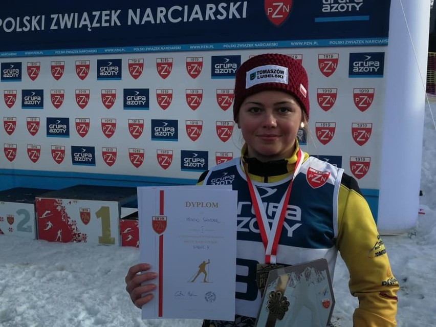 Znakomity występ biegaczki narciarskiej Moniki Skinder podczas mistrzostw Polski seniorów w Zakopanem 