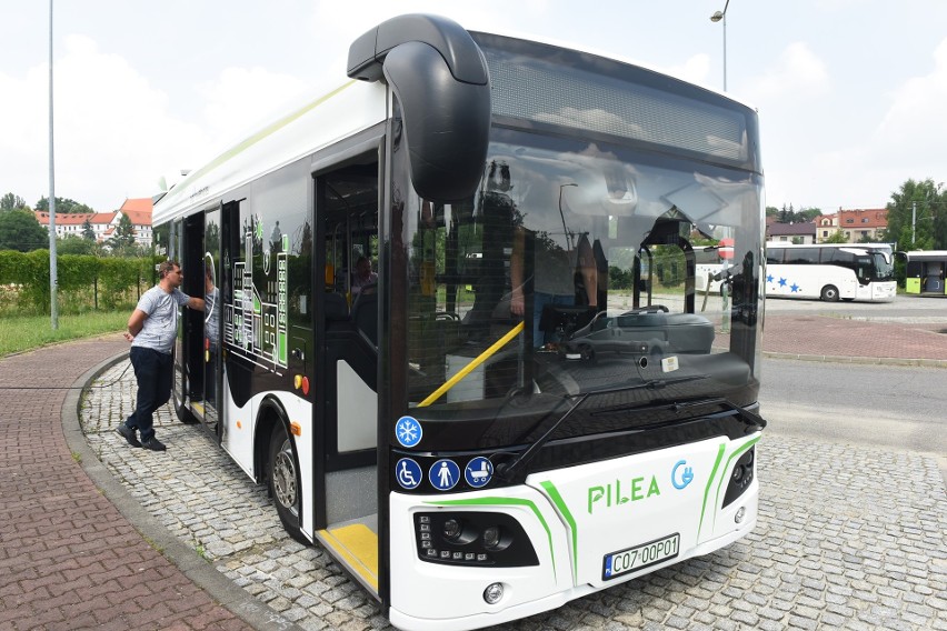 W ostatnich dniach autobus elektryczny pojawił się testowo...