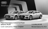 Filip Chajzer w łódzkim salonie Audi Krotoski-Cichy. Sprawdź, jak jeździ się ekskluzywnymi modelami Audi – A7 i A8