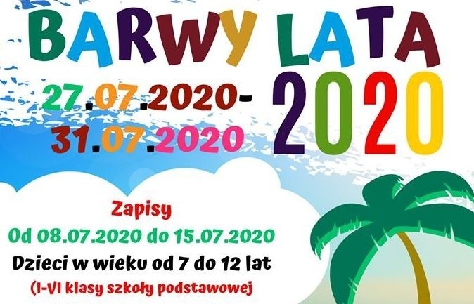 Barwy Lata domu kultury w Białobrzegach. W planach codzienne wyjazdy na baseny, do kina i muzeum