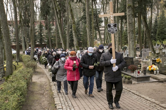 Pogrzeb matki przełożonej słupskich klarysek siostry Hiacynty Płatek