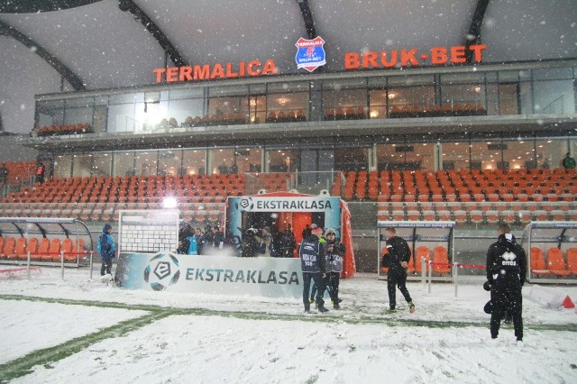 Mecz Termalica - Jagiellonia został przełożony na połowę grudnia