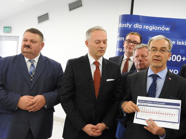 Minister inwestycji i rozwoju Jerzy Kwieciński (po prawej)