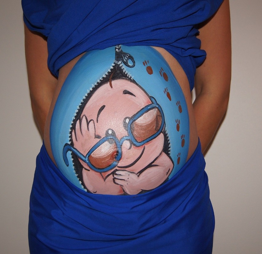 Ballypainting - malowanie brzucha w ciąży...