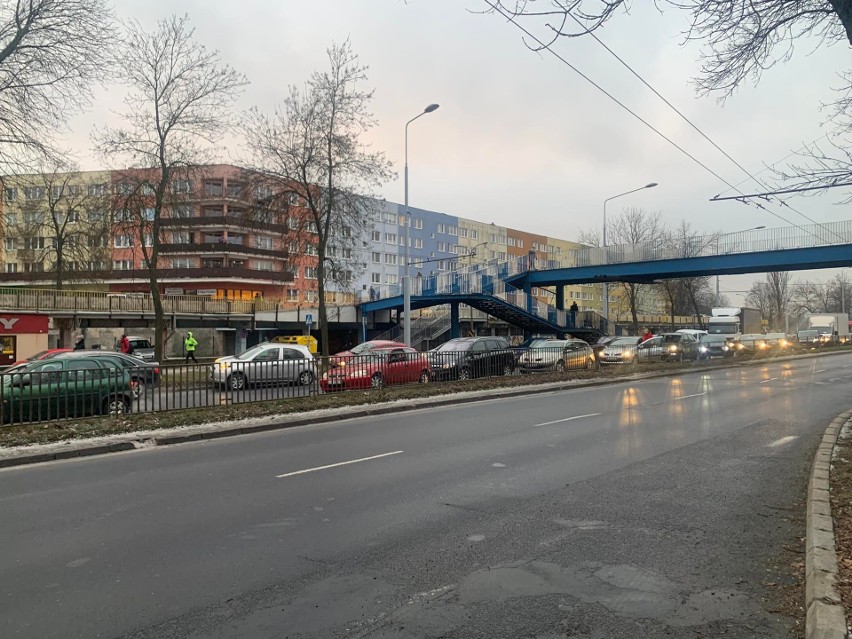 Lublin. Wypadek na przejściu dla pieszych. Występują utrudnienia w ruchu 