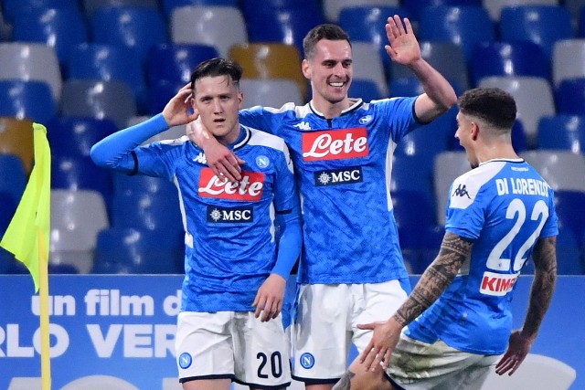 Piotr Zieliński strzelił gola w meczu Napoli - Juventus!