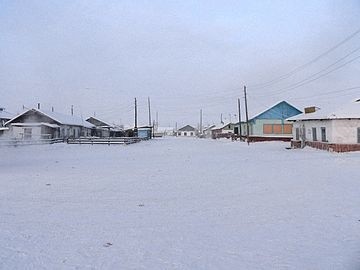 Wieś Tomtor w Jakucji