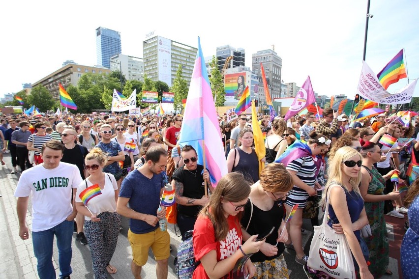 Tak było podczas marszu równości w stolicy