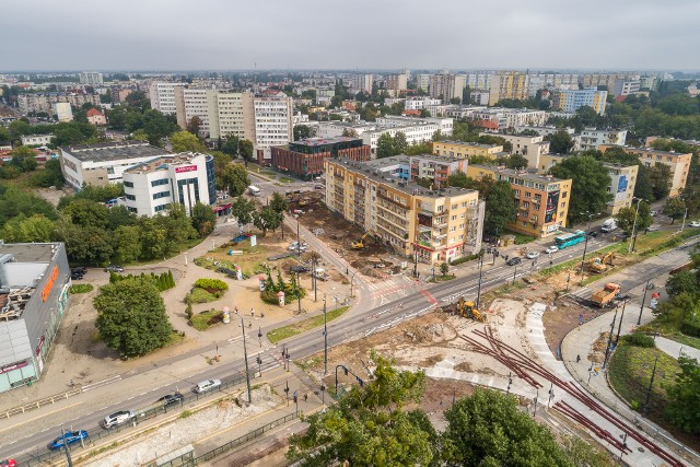 W Toruniu trwają prace przy budowie nowej linii tramwajowej