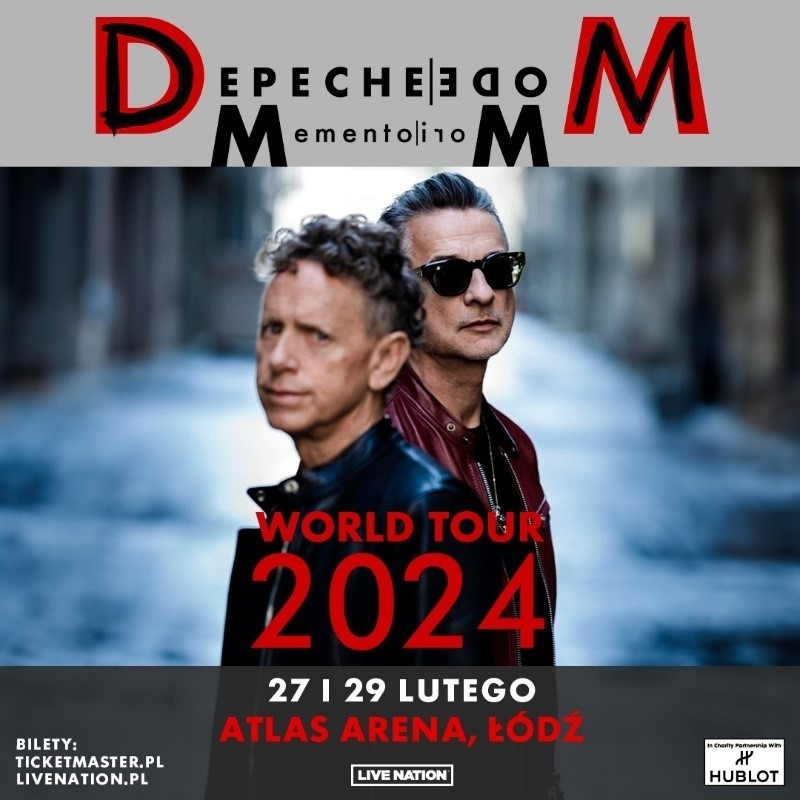 Zespół Depeche Mode dwukrotnie wystąpi w Łodzi w przyszłym roku. Dwa koncerty w Atlas Arenie