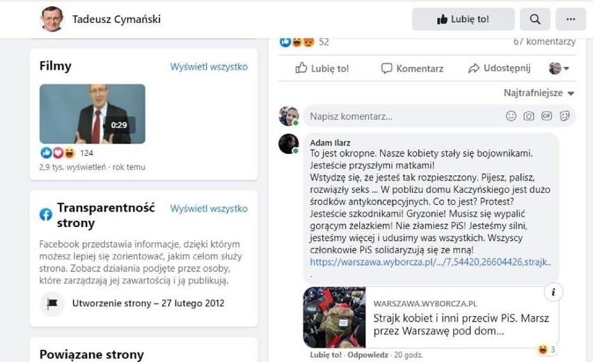 Malbork. Adam Ilarz wciąż bez kontroli nad kontem. Znajomi rozpoczęli akcję i zgłaszają hakowanie