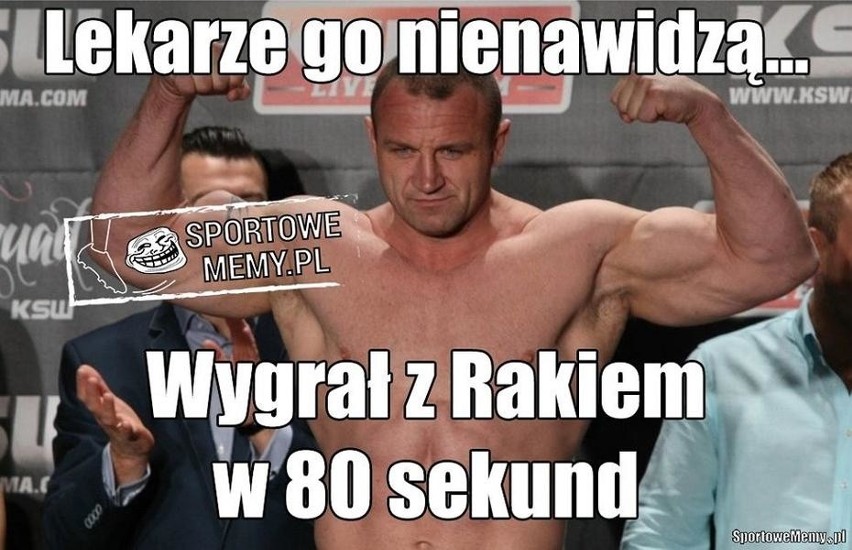 Mariusz Pudzianowski MEMY. Na KSW 70 "Pudzian", zawodnik MMA i były strongman, powalczy z Materlą