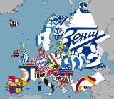 Wszyscy liderzy rozgrywek w Europie - Barcelona, Legia, Zenit (MAPA)