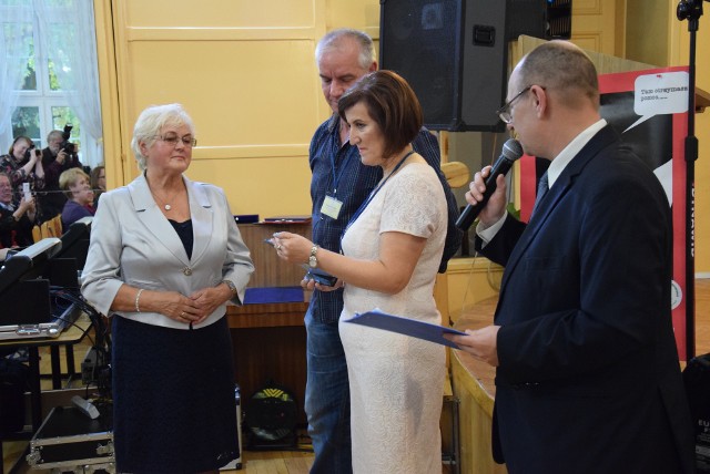 Na uroczystość przyszła też Janina Parkitna, żona Henryka Parkitnego, wieloletniego prezesa stowarzyszenia abstynentów.