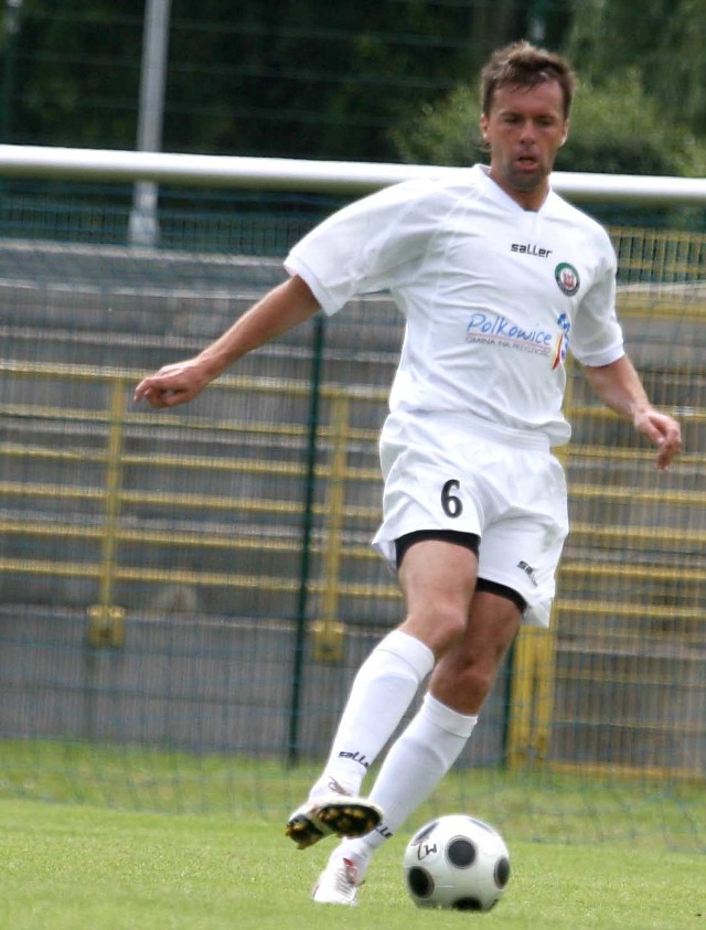 Petr Pokorny doznał w czasie rozgrzewki kontuzji i zagrał w Wągrowcu jedynie sześć minut.