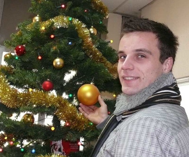 Grzegorz Starościak Boże Narodzenie spędzi w Kielcach, razem z rodzicami, rodzeństwem i dziewczyną Pauliną.