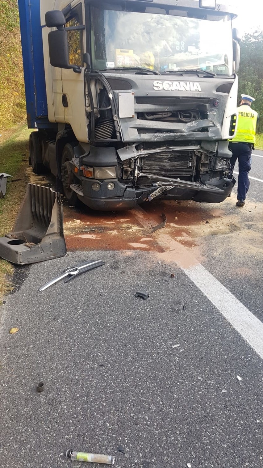 Wypadek w Błotnicy Strzeleckiej na drodze krajowej nr 94.