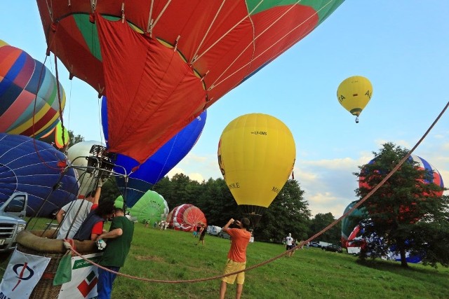 Zawody balonowe w Nałęczowie 2015