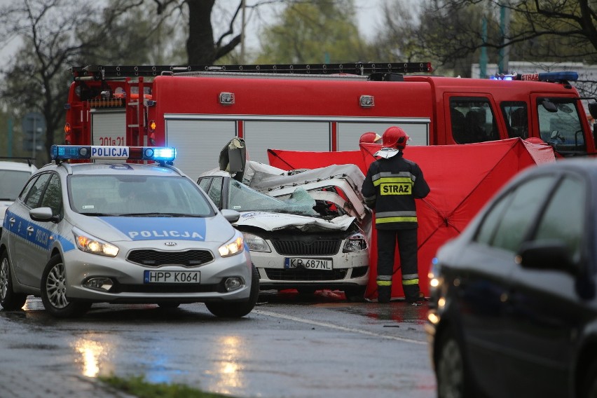 Wypadek w Katowicach na Chorzowskiej