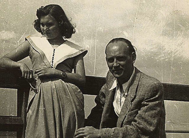 W latach 1950-1970 Zenon Jaruga (z prawej) wraz z żoną Hanką...