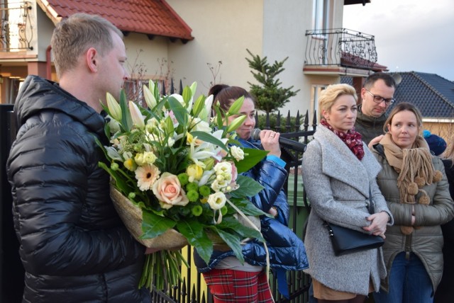 Łukasz Ossowski zrezygnował z funkcji sołtysa Rytla. Mieszkańcy podziękowali mu za pracę na rzecz sołectwa w sobotę, 10 marca 2019.