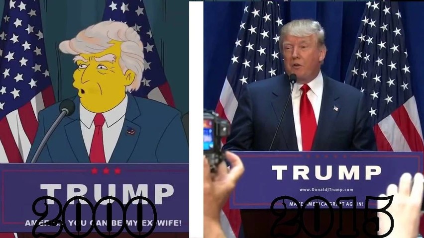 "Simpsonowie" przewidzieli prezydenturę Donalda Trumpa już w 2000 roku! 
